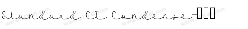 Standard CT Condense字体转换
